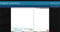 Desktop Screenshot of originalactionboys.com