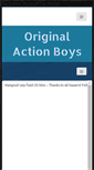 Mobile Screenshot of originalactionboys.com