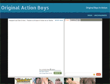 Tablet Screenshot of originalactionboys.com